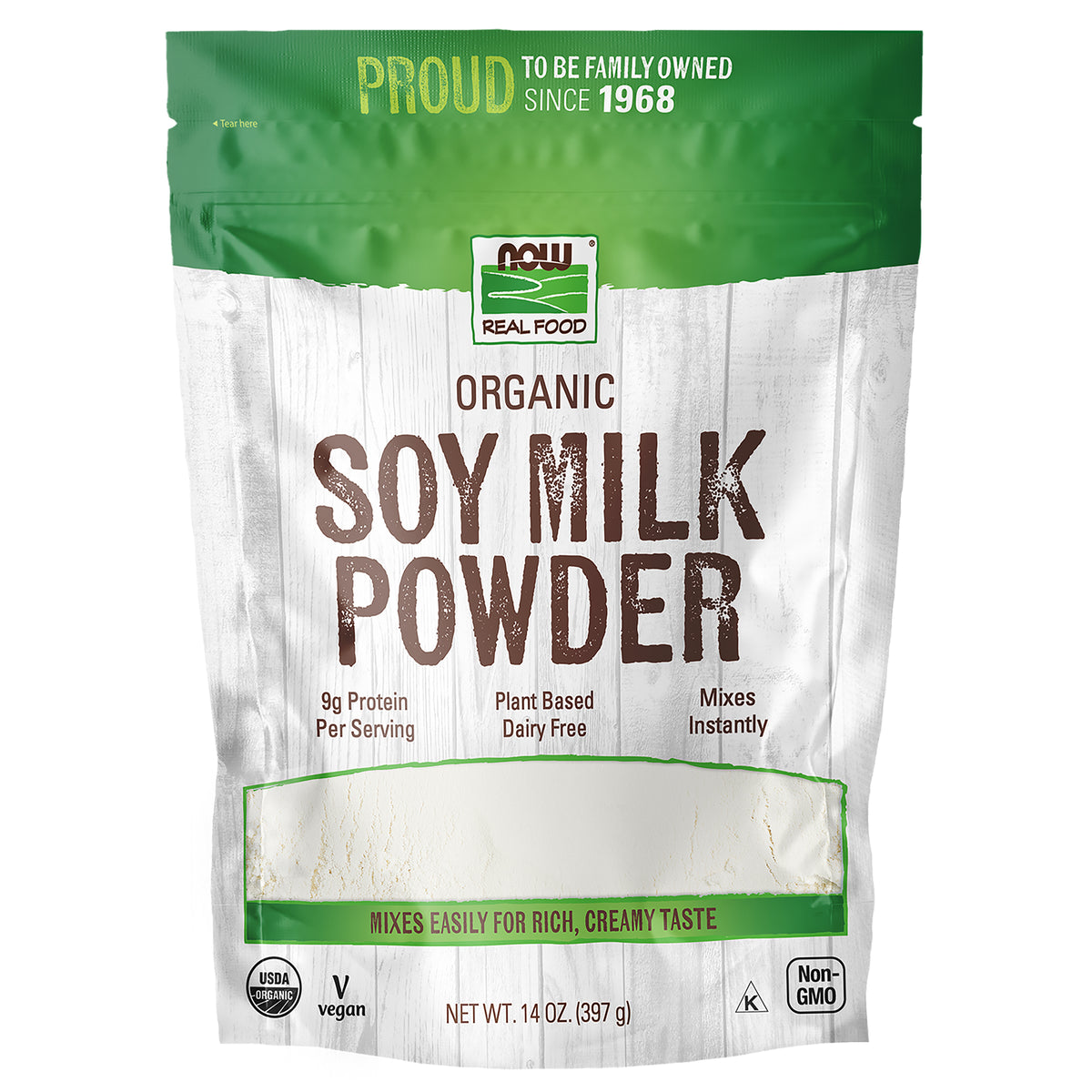 Soy Milk Powder, Organic - 14 oz