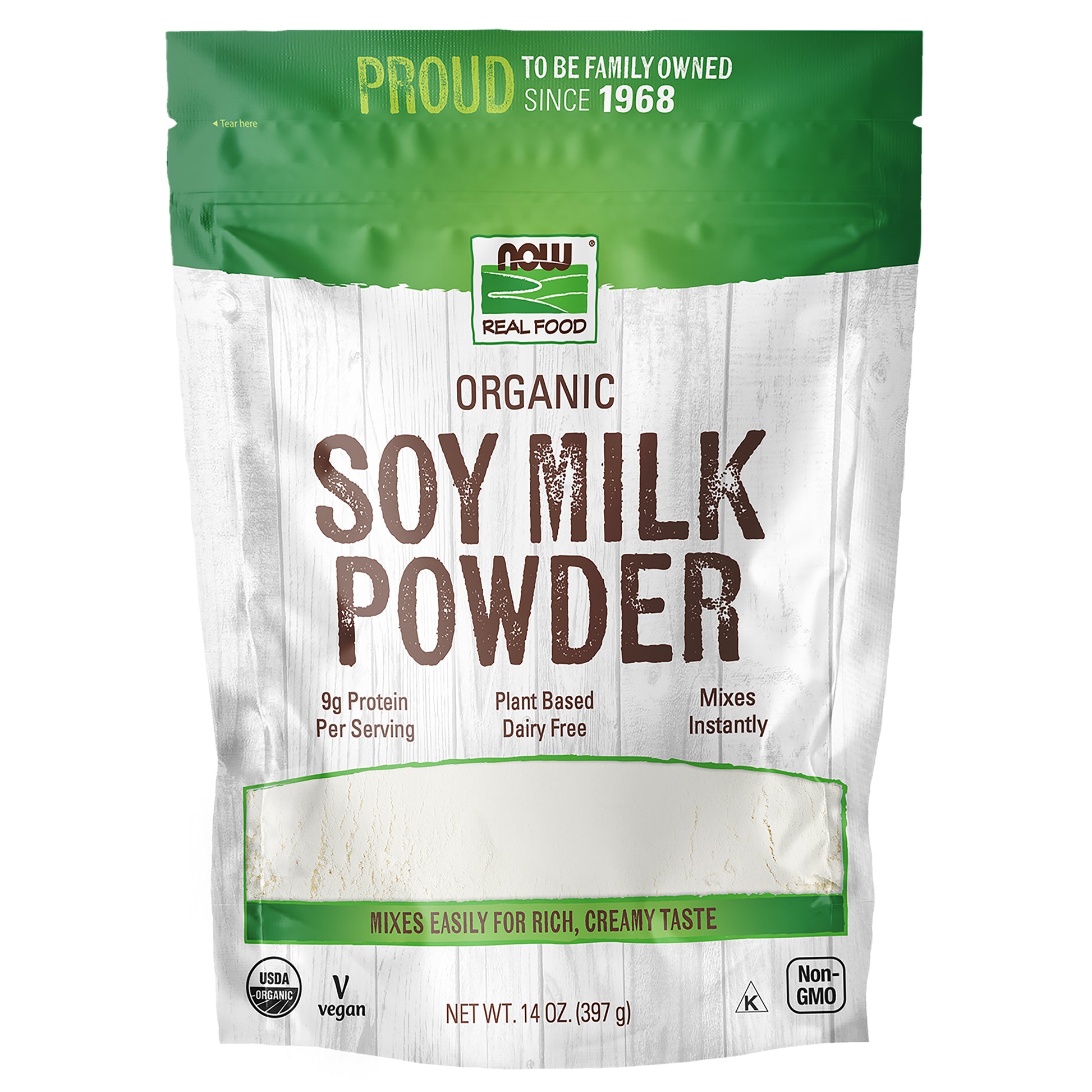 Soy Milk Powder, Organic - 14 oz