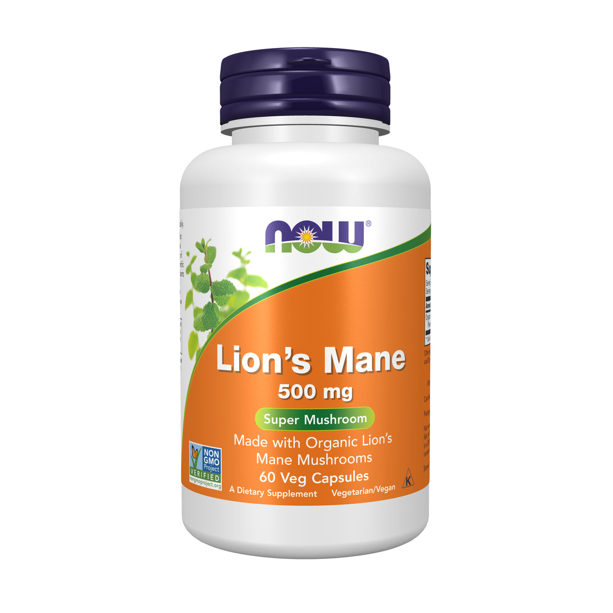Lion's Mane 500 mg - 60 Veg Capsules