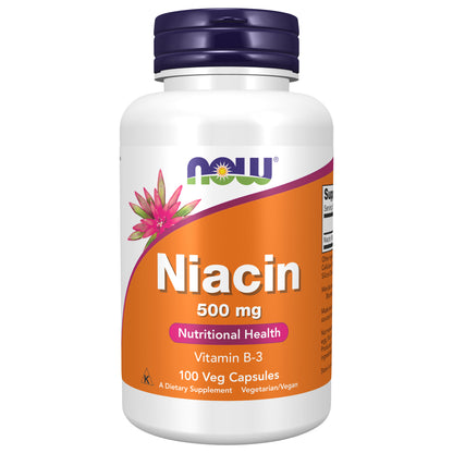 Niacin 500 mg - 100 Veg Capsules