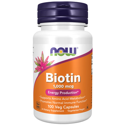 Biotin 1000 mcg - 100 Veg Capsules