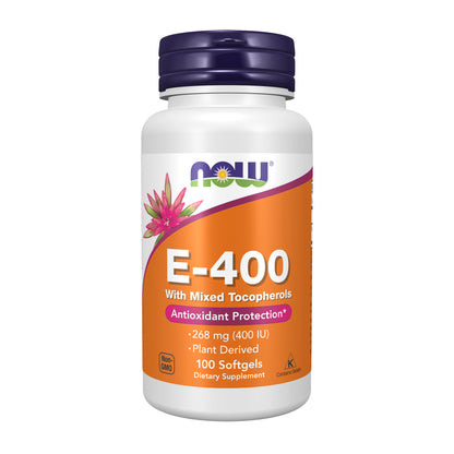 Vitamin E-400 With Mixed Tocopherols - 100 Softgels