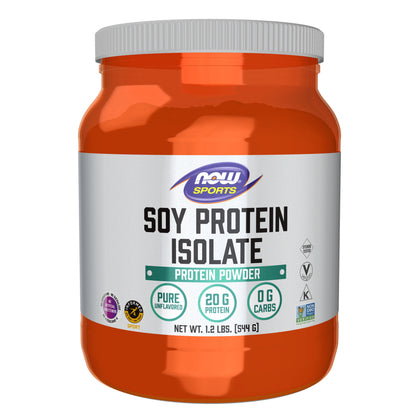 Soy Protein Isolate, Unflavored Powder - 1.2 lbs.