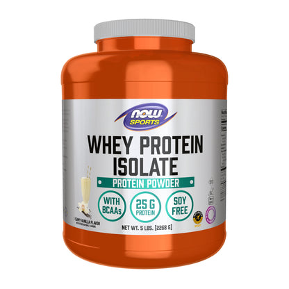 Whey Protein Isolate, Creamy Vanilla Powder - 5 lbs.