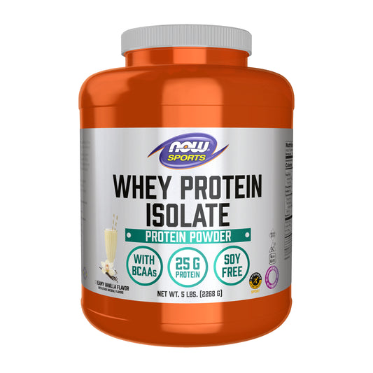 Whey Protein Isolate, Creamy Vanilla Powder - 5 lbs.