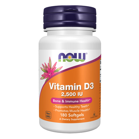 Vitamin D3 2500 IU 180 Softgels