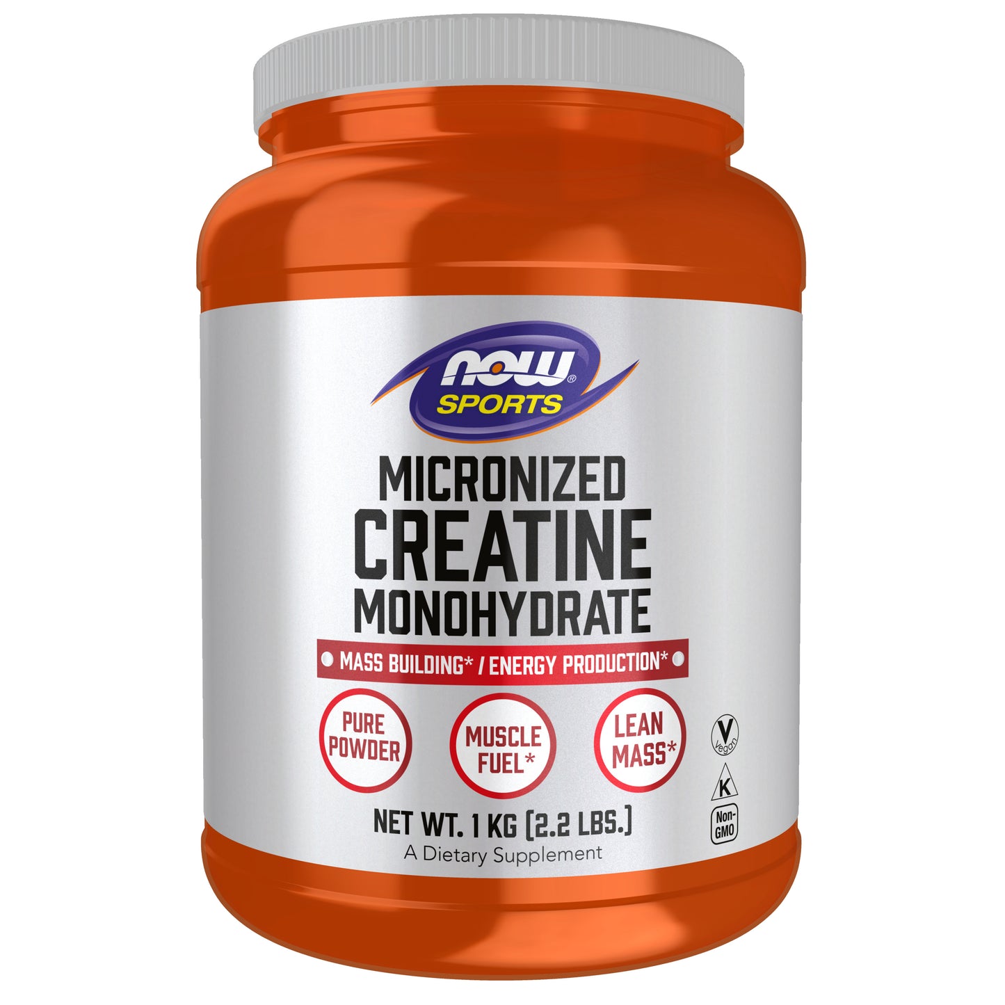 Creatine Monohydrate, Micronized Powder - 2.2 lbs. (1 kg)