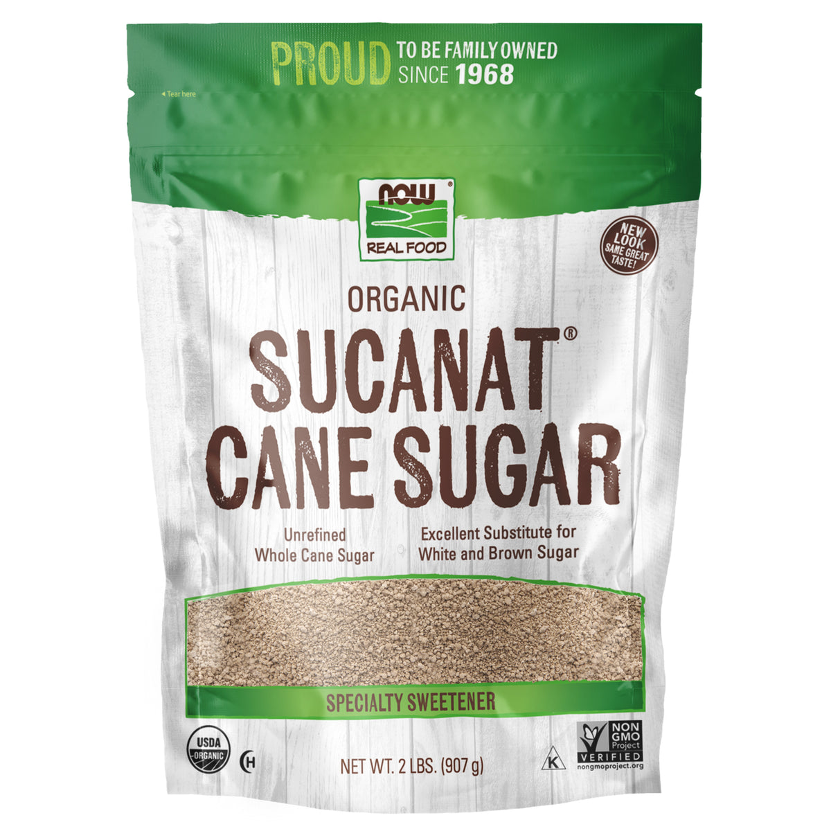 Sucanat® Cane Sugar, Organic - 2 lb