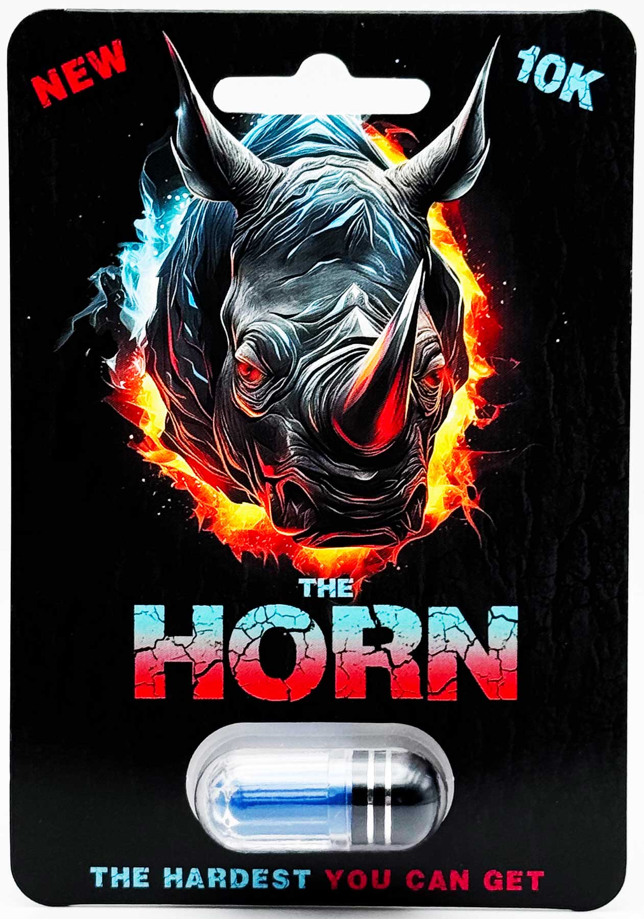 The Horn 10K Male Enhancement Capsules front packaging