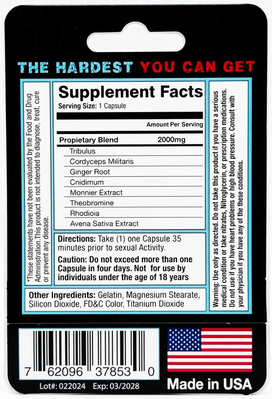 The Horn 10K single herbal vitality capsule close up