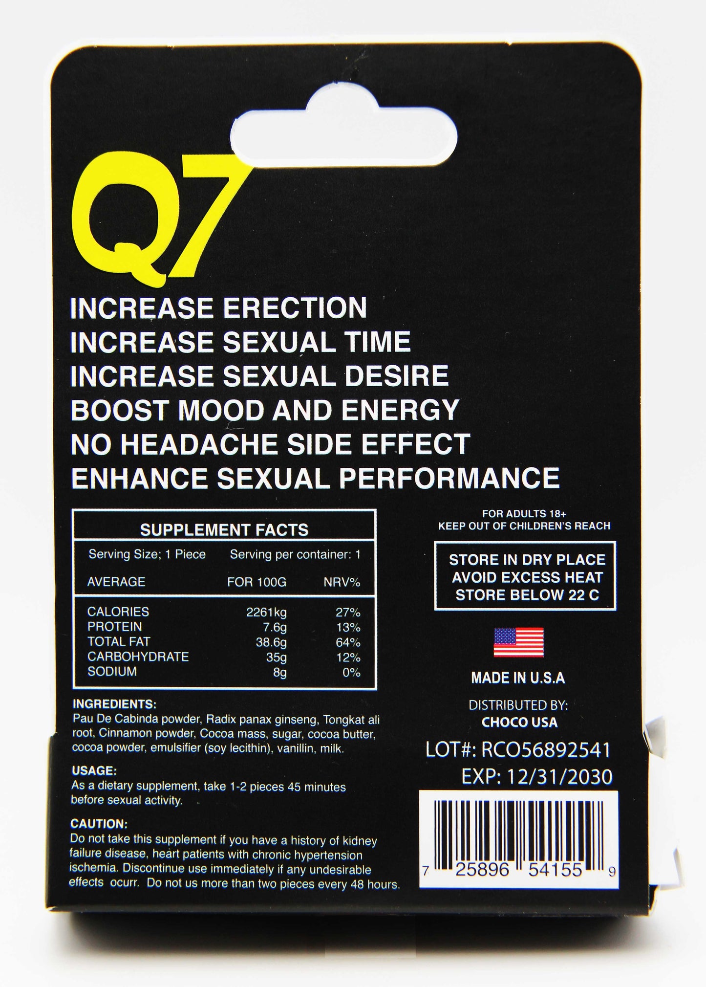 Q7 Sex Chocolate Blls