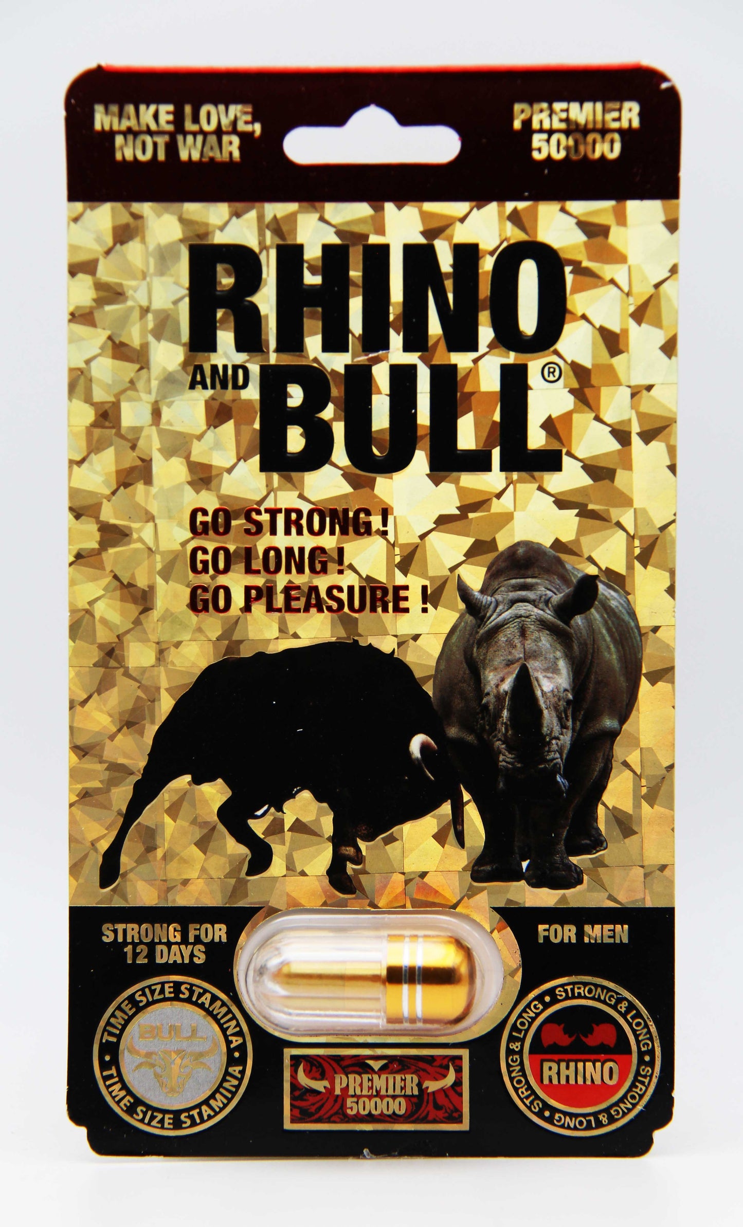 Rhino & Bull Premier 50000 Male Enhancement Capsule