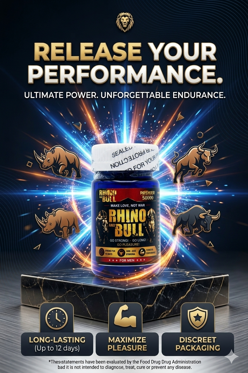 Rhino & Bull Premier 50000 Capsule Bottle