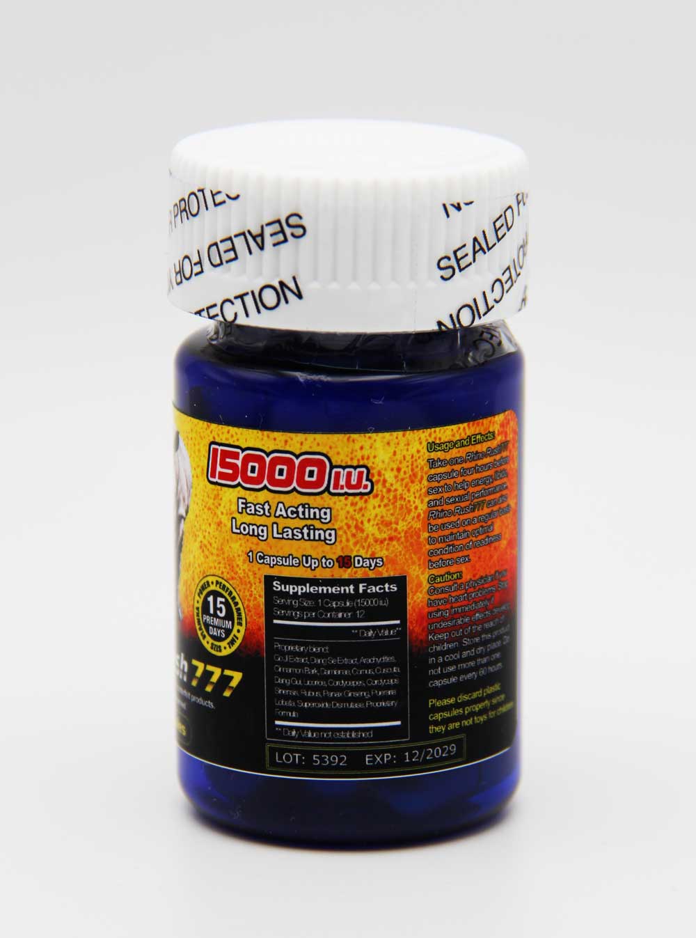 Rush 777 Gold Herbal Wellness Supplement