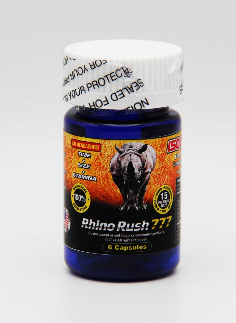 Rush 777 Gold Botanical Formula Bottle
