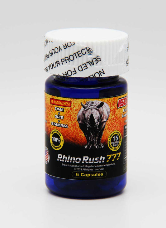 Rush 777 Gold Botanical Formula Bottle