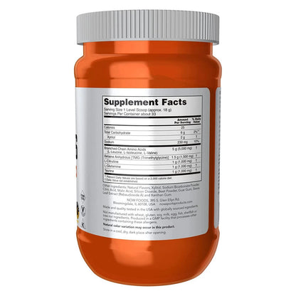 NOW Sports BCAA Big 6 supplement with 5 g BCAAs and 1.5 g betaine