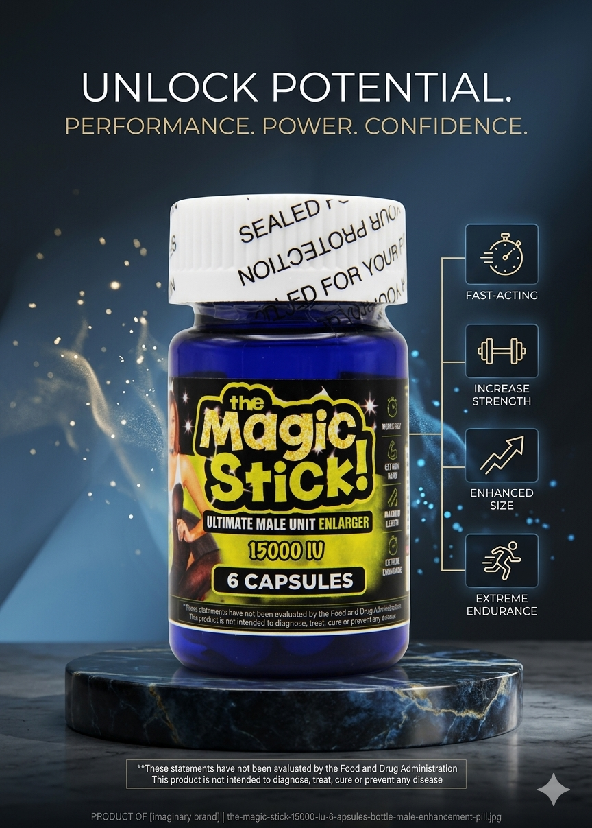 The Magic Stick 15000 IU Herbal Dietary Supplement 6 Capsules